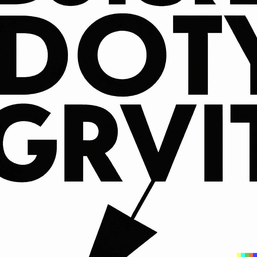 the discovery of gravity, brand mark
